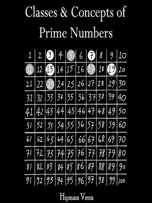 cover image of Classes & Concepts of Prime Numbers